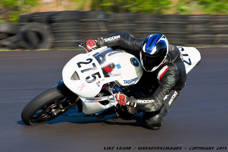 Team Brooks in 2014 with riders Ryan Ambrose and Jerrett Martin. Brooks Leathers are Track Tested!